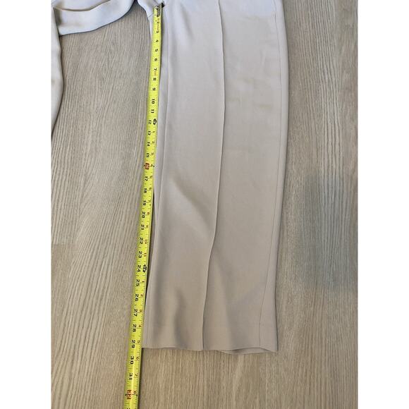 Spanx Carefree Crepe Trouser Pants Sz S Tahini Tan Career Work Office Capsule - Picture 14 of 14
